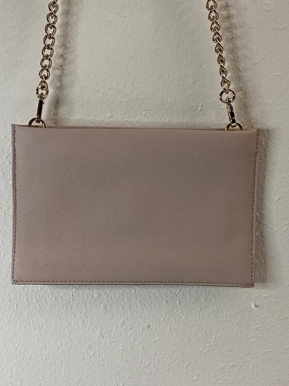 Kate Spade New York Minnie Mouse Crossbody Bag Beige Leather Chain Strap - Picture 7 of 14